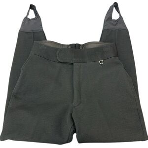 Schoeller of Switzerland Black Wool Blend Ski Stir Ups Pants‎ Sz 10 Activewear